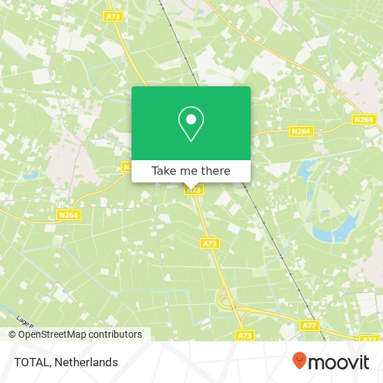 TOTAL, Rijksweg A73 1 Karte