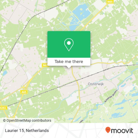 Laurier 15, 5061 WR Oisterwijk map