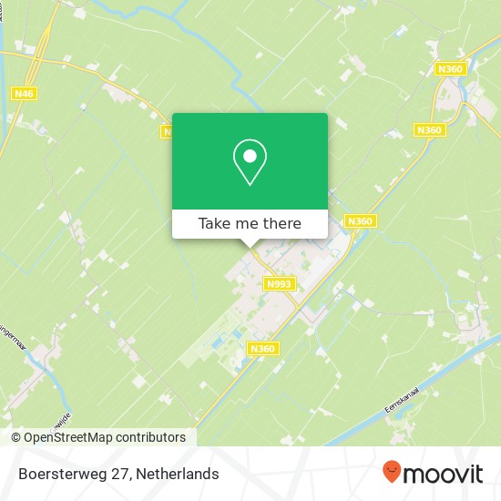 Boersterweg 27, 9791 HA Ten Boer map
