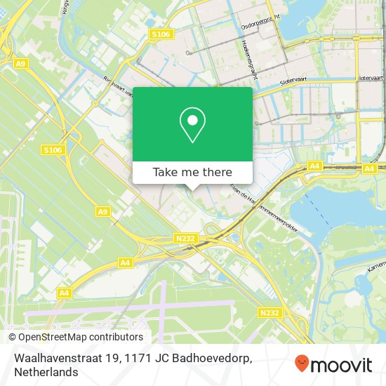 Waalhavenstraat 19, 1171 JC Badhoevedorp map