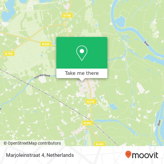 Marjoleinstraat 4, 7383 XJ Voorst map