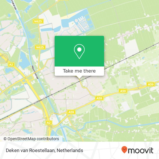 Deken van Roestellaan, 5241 GN Rosmalen map