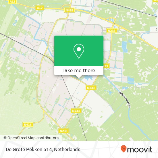 De Grote Pekken 514, 3901 Veenendaal map