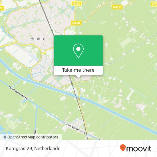 Kamgras 29, 3994 NA Houten map