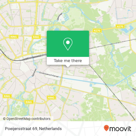 Poeijersstraat 69, 5642 GB Eindhoven Karte