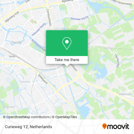 Curieweg 12 map