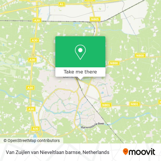 Van Zuijlen van Nieveltlaan barnse Karte