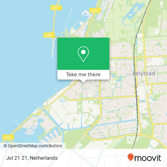 Jol 21 21, 8243 GJ Lelystad map