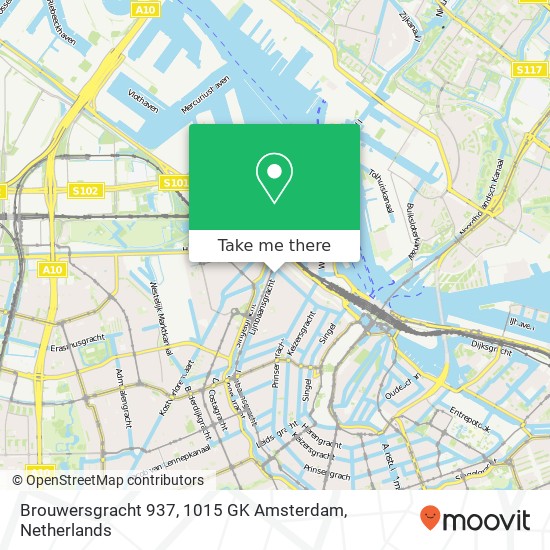 Brouwersgracht 937, 1015 GK Amsterdam map