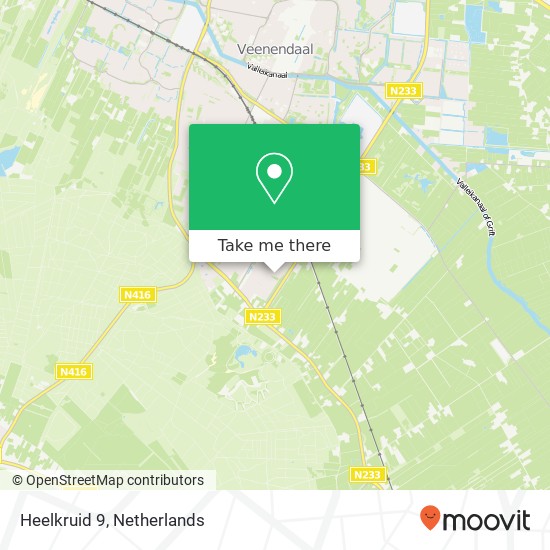 Heelkruid 9, 3903 ET Veenendaal map