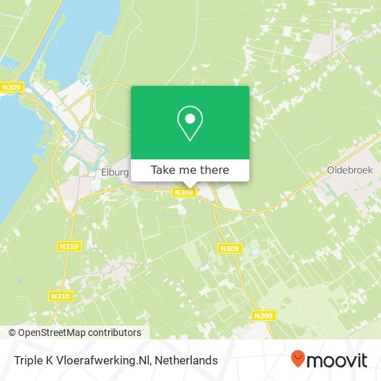 Triple K Vloerafwerking.Nl, Zuiderzeestraatweg Oost 1 Karte