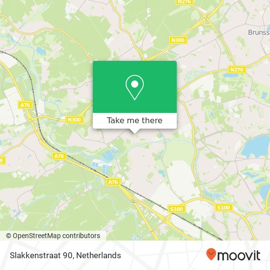 Slakkenstraat 90, 6431 NK Hoensbroek map