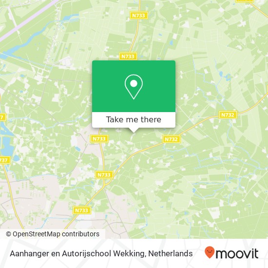 Aanhanger en Autorijschool Wekking, Vegerweg 52 map