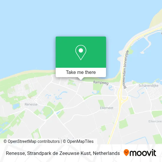 Renesse, Strandpark de Zeeuwse Kust map