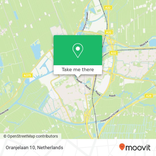 Oranjelaan 10, 7941 EZ Meppel Karte