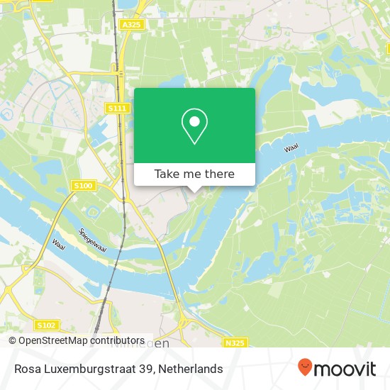 Rosa Luxemburgstraat 39, 6663 Lent map