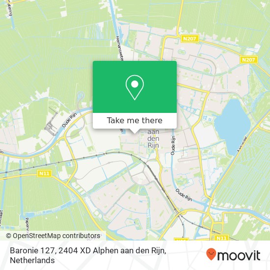 Baronie 127, 2404 XD Alphen aan den Rijn map