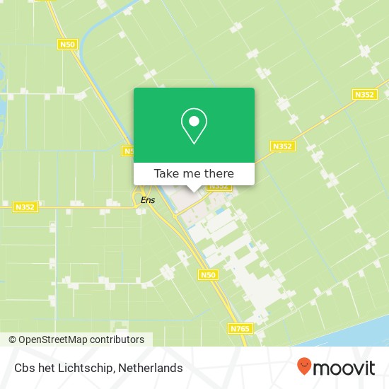 Cbs het Lichtschip, Sportweg 24 map