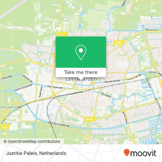 Justitie Paleis map