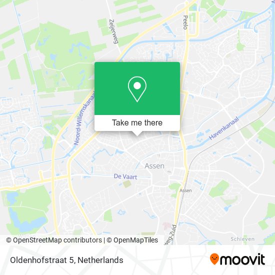 Oldenhofstraat 5 map