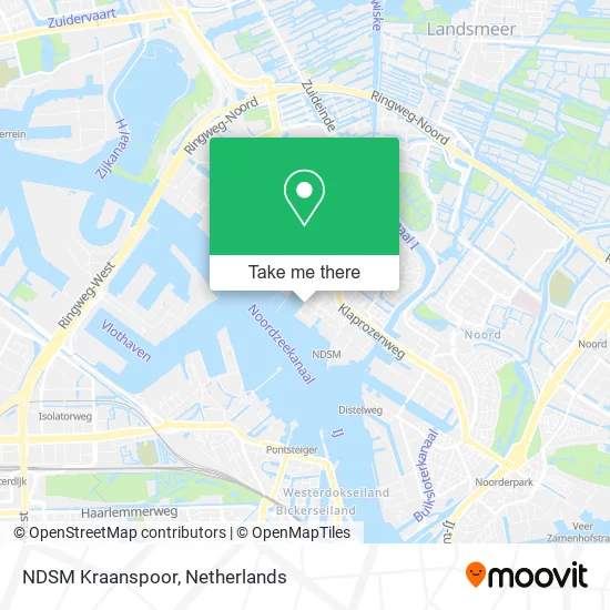 NDSM Kraanspoor map