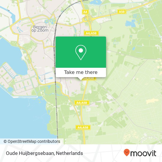 Oude Huijbergsebaan, 4625 Bergen op Zoom map