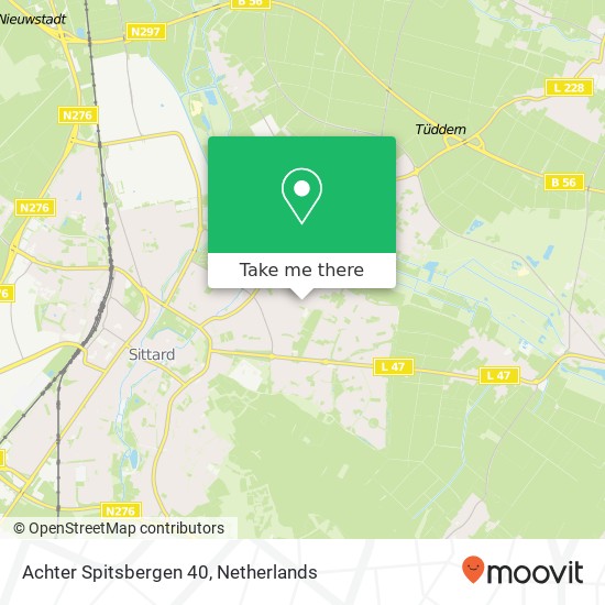 Achter Spitsbergen 40, 6137 SJ Sittard Karte