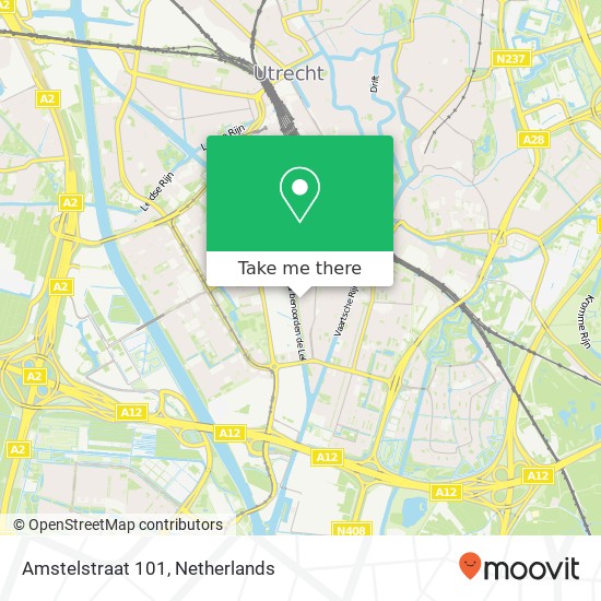 Amstelstraat 101, 3522 CP Utrecht map