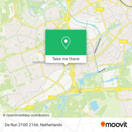 De Run 2100 2166 Karte