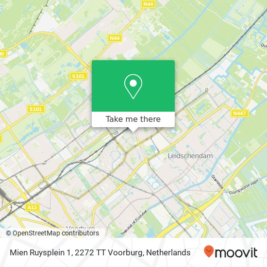 Mien Ruysplein 1, 2272 TT Voorburg map