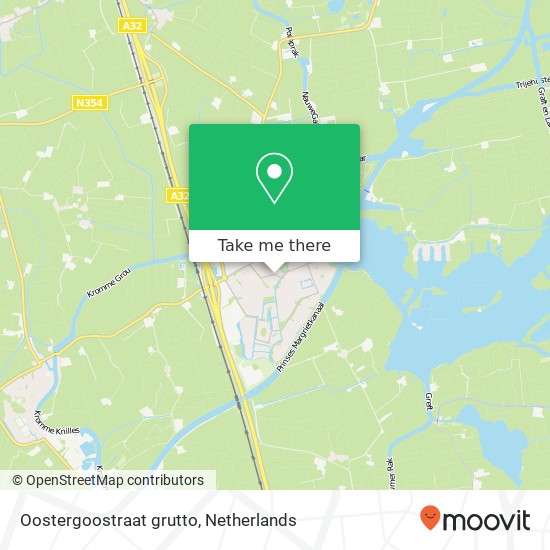 Oostergoostraat grutto, 9001 Grou map