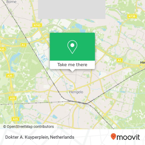 Dokter A. Kuyperplein, 7556 ES Hengelo map