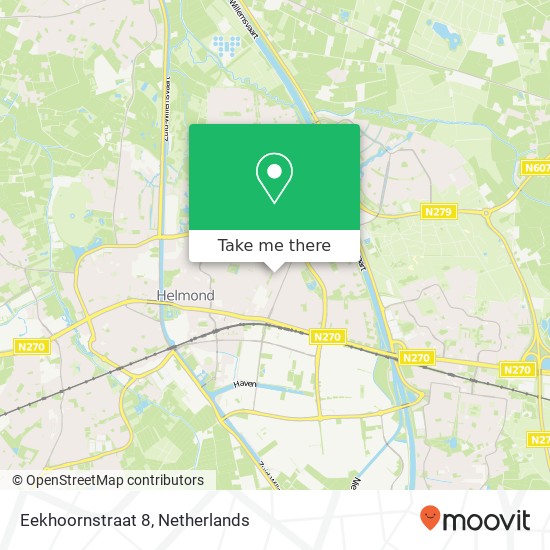 Eekhoornstraat 8, 5701 VN Helmond map