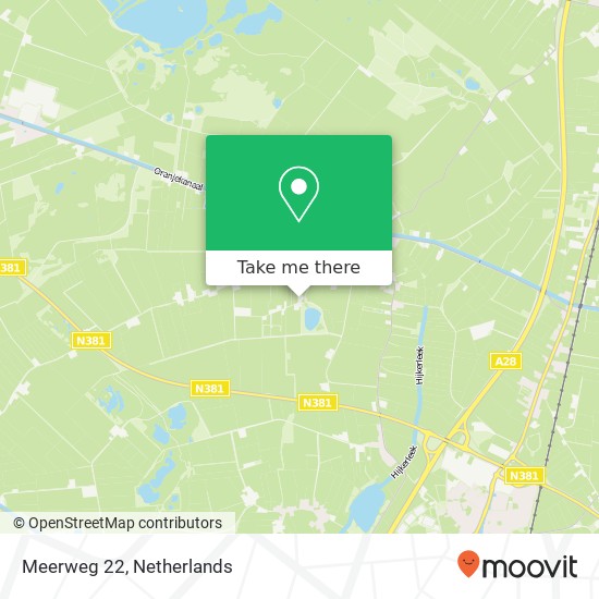 Meerweg 22, 9415 TD Hijken map