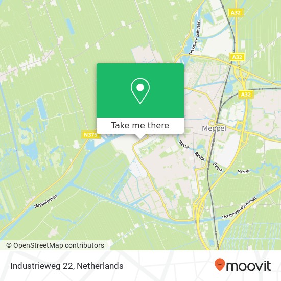 Industrieweg 22, 7944 HS Meppel Karte