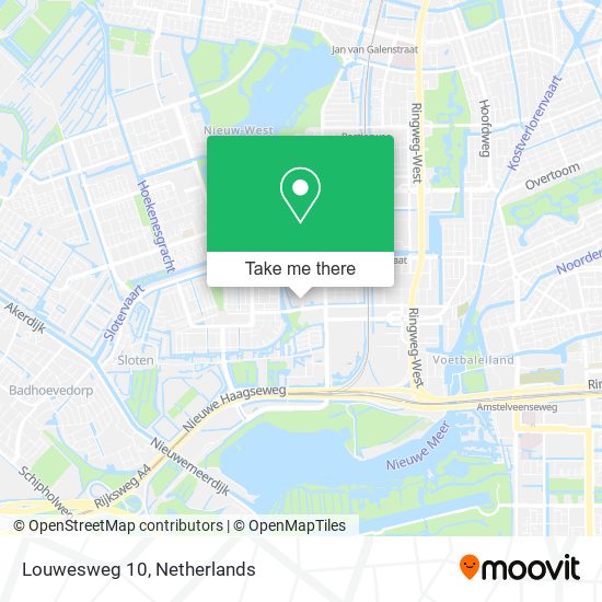 Louwesweg 10 map