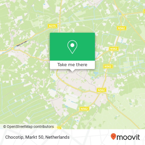 Chocotip, Markt 50 map