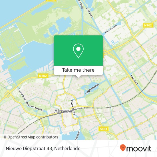 Nieuwe Diepstraat 43, 1316 JE Almere-Stad map