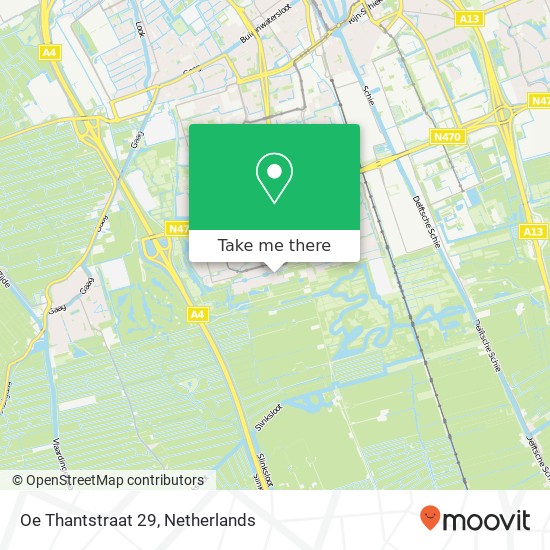 Oe Thantstraat 29, 2622 JA Delft map