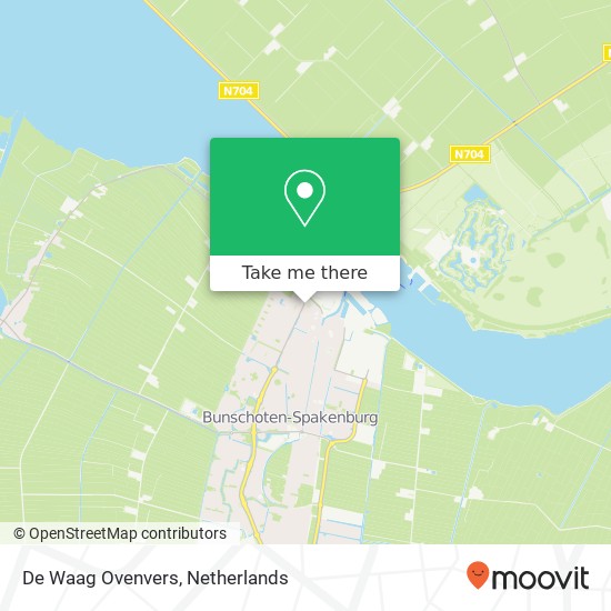 De Waag Ovenvers, Groen van Prinsterersingel 64 map