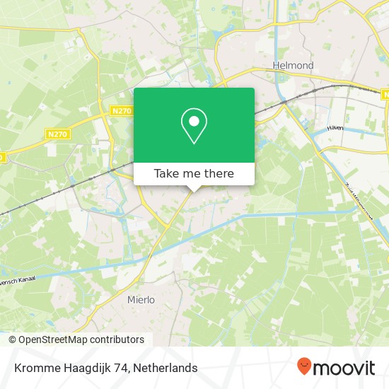 Kromme Haagdijk 74, 5706 LN Helmond map