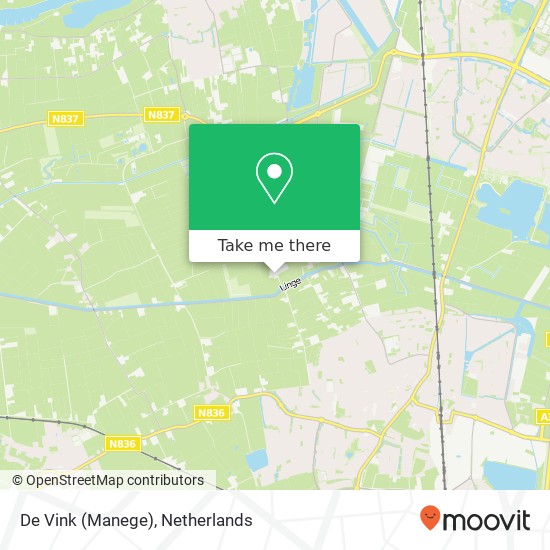 De Vink (Manege), Hollanderbroeksestraat 31 map