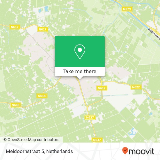 Meidoornstraat 5, 5482 BA Schijndel map