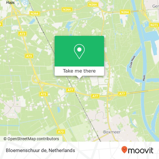 Bloemenschuur de, Molenveldweg 1 map