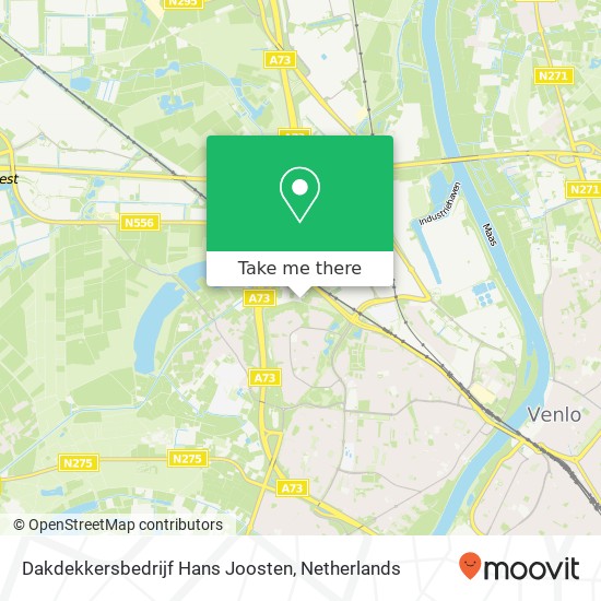 Dakdekkersbedrijf Hans Joosten, Grote Koelbroekweg 1 map