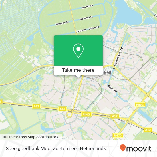 Speelgoedbank Mooi Zoetermeer, Haagsebos 147 Karte