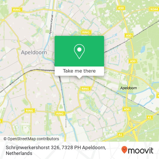 Schrijnwerkershorst 326, 7328 PH Apeldoorn map