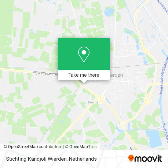 Stichting Kandjoli Wierden map