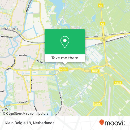 Klein Belgie 19, 2141 BH Vijfhuizen map