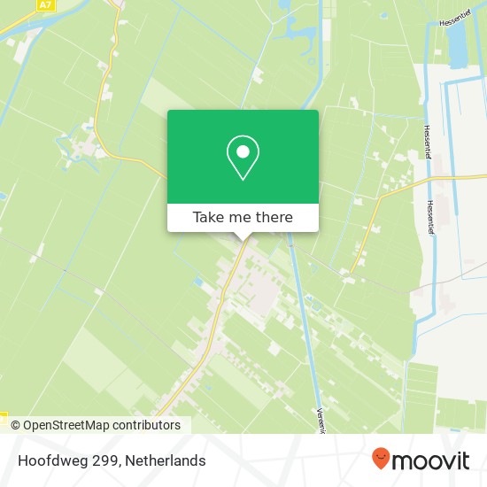 Hoofdweg 299, 9695 AJ Bellingwolde map